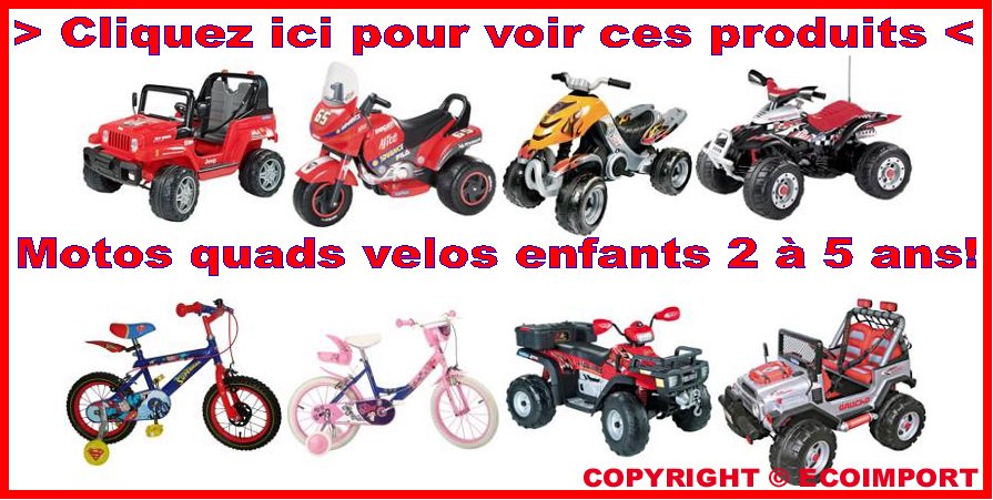 Motos quads velos enfants electrique moto quad velo pour enfant