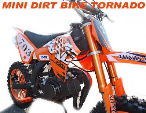 Mini dirt bike 49cc Tornado