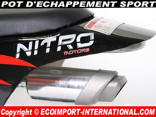 Pot d'echappement sport mini moto cross
