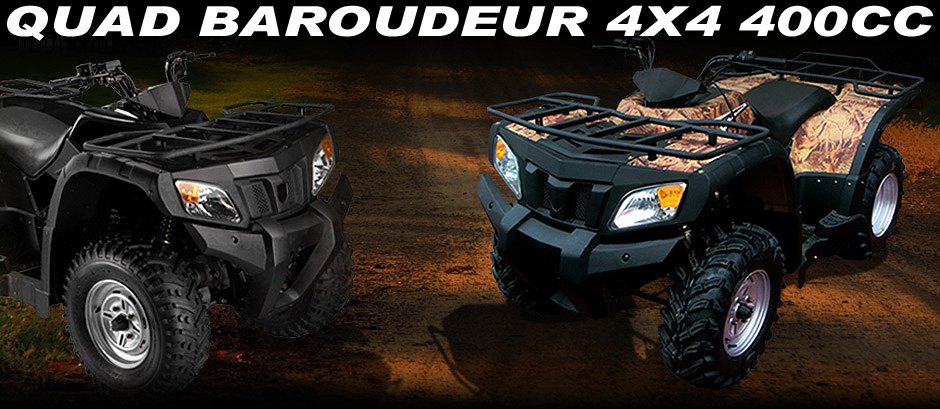 Quad baroudeur 4x4 400cc