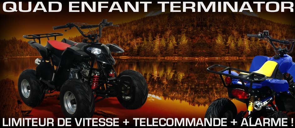 Quad enfant Terminator !