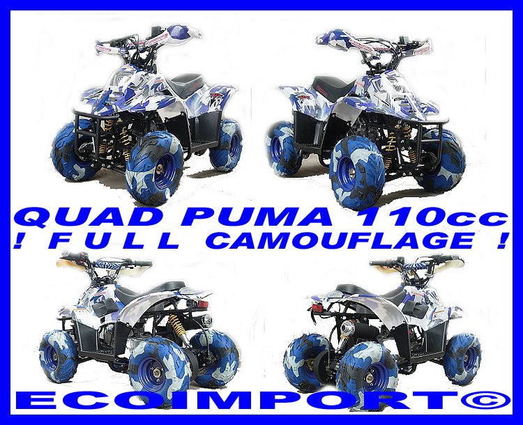 QUAD PUMA 110cc FULL CAMOUFLAGE quad puma 110cc full camouflage nouveau modele