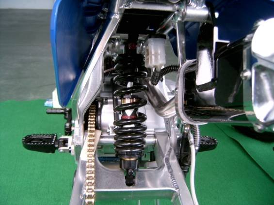 Amortiseur central à gaz réglable