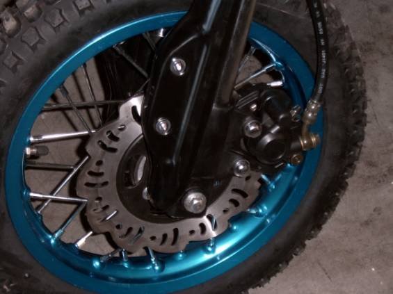 Frein à disque avant en fleur