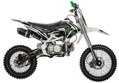 dirt bike monster 125cc grandes roues