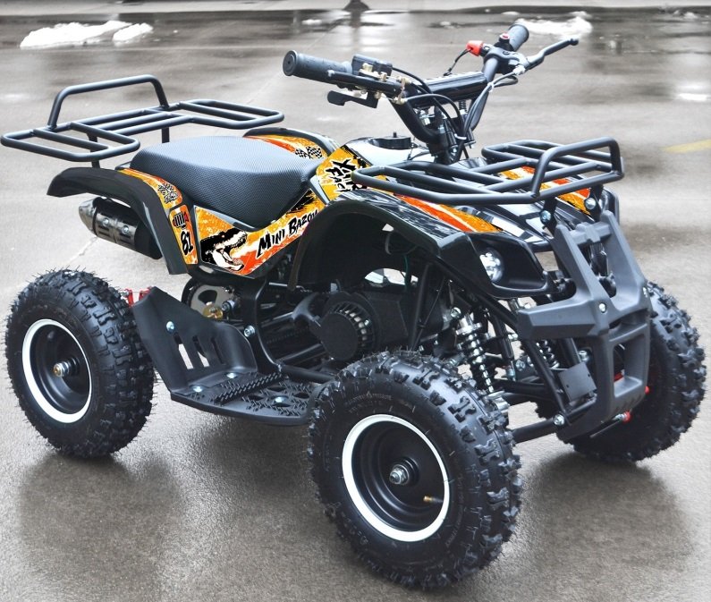 MINI QUAD BAZOOKA LUXE !!! QUAD ENFANT 50cc PAS CHER ! Moteur essence  thermique!