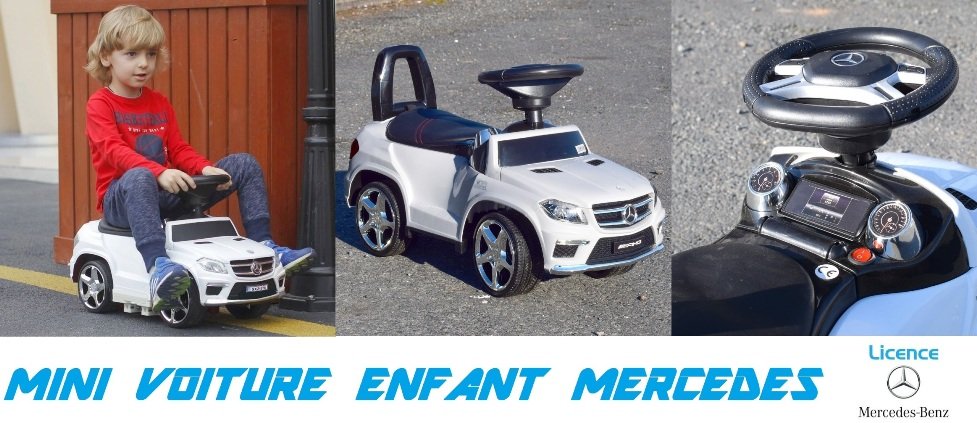 mini voiture enfant mercedes electrique pas cher