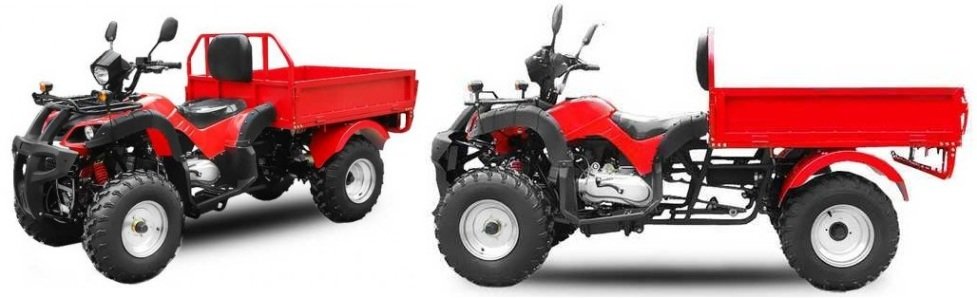 quad pick up neo avec benne basculante utilitaire agricole