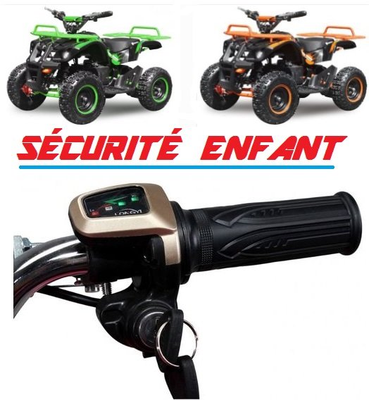 pocket quad hummer neo electrique securite enfant