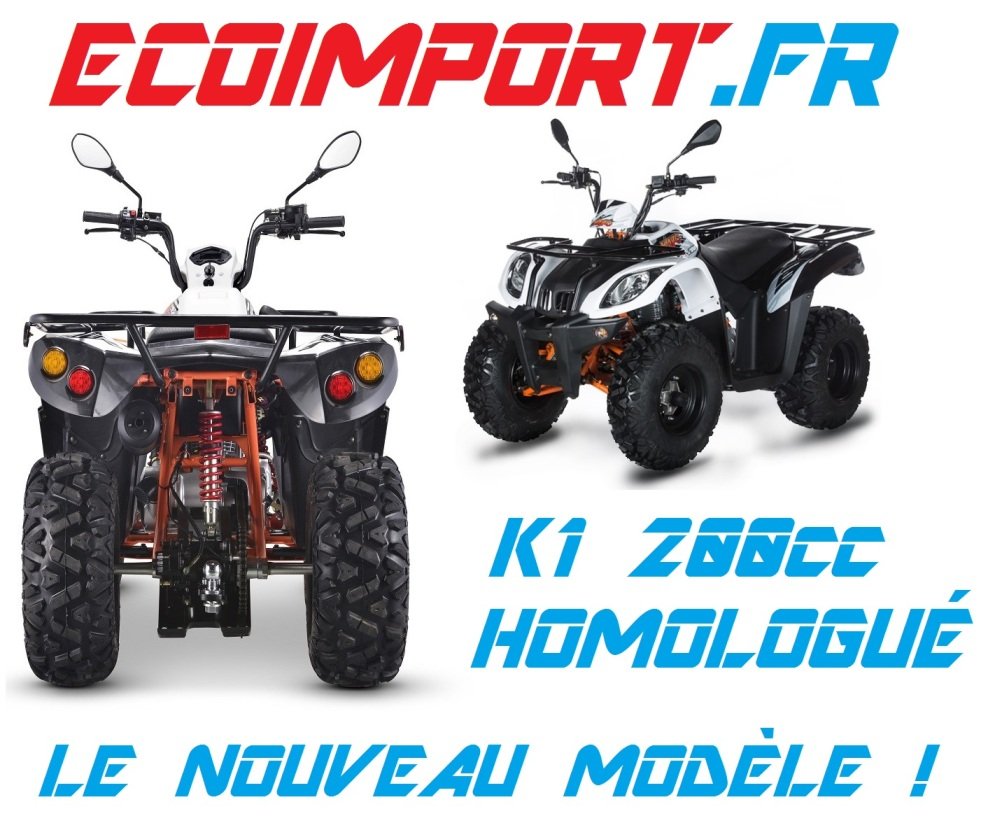 quad k1 200cc nouveau modele kayo bull