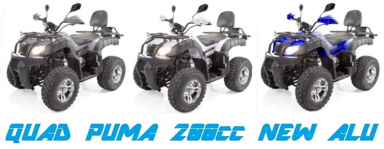 quad homologue puma 200cc new alu