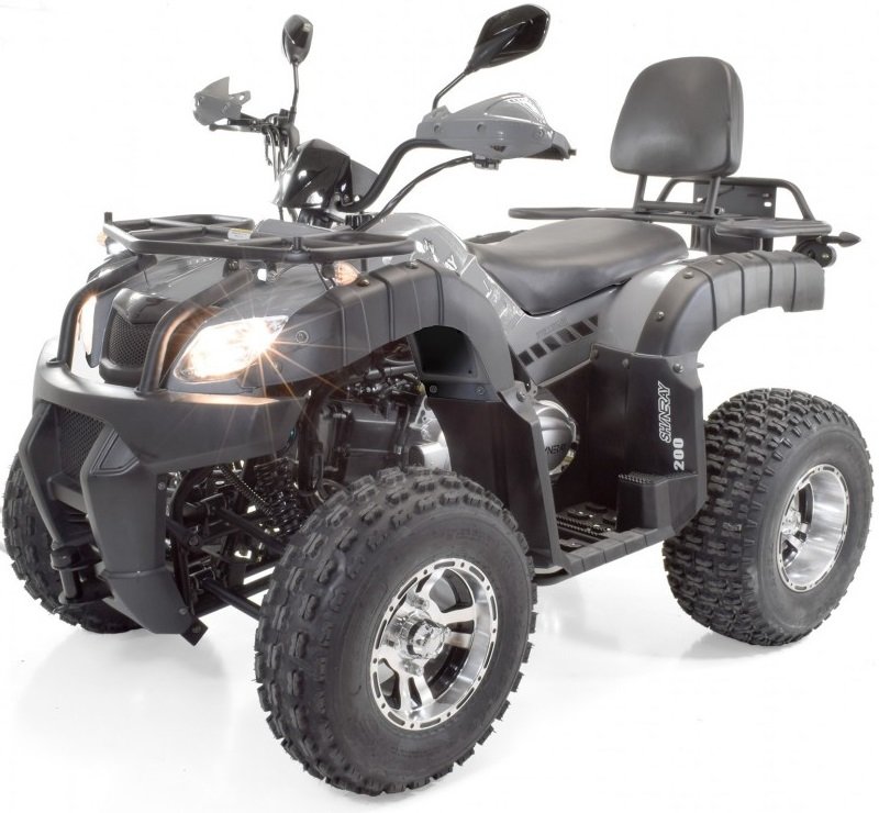 quad shineray puma 200cc new jantes en aluminium utilitaire homologue