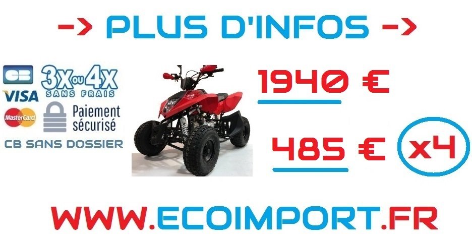 quad adulte 50 homologue sans permis