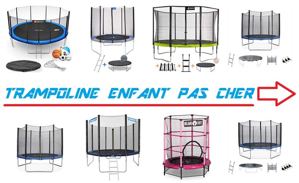 mon trampoline enfant exterieur pas cher