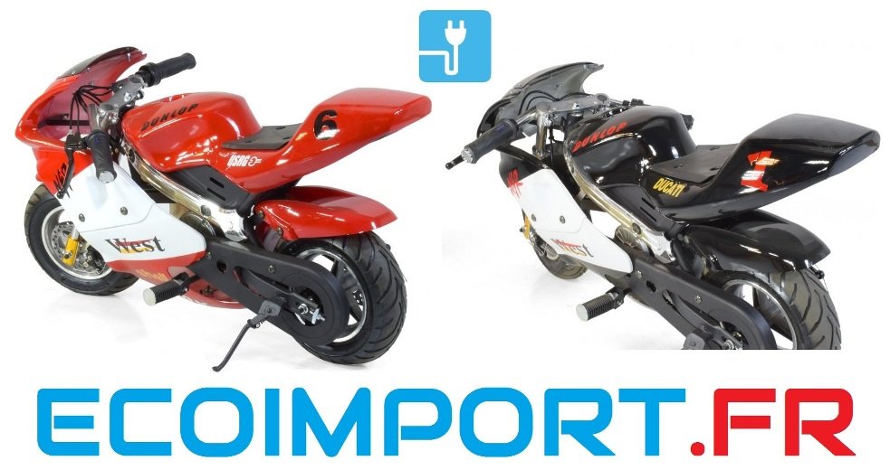 pocket bike electrique 350w pour enfant