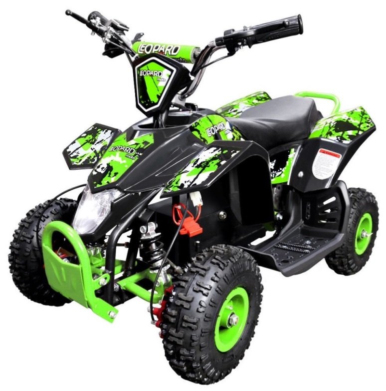 quad enfant electrique leopard 800w pas cher