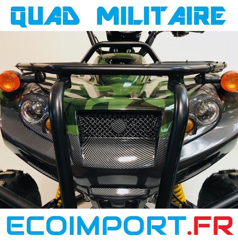 quad militaire camouflage homologue route neuf