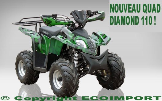 QUAD ENFANT DIAMOND 110cc PAS&nbsp;CHER