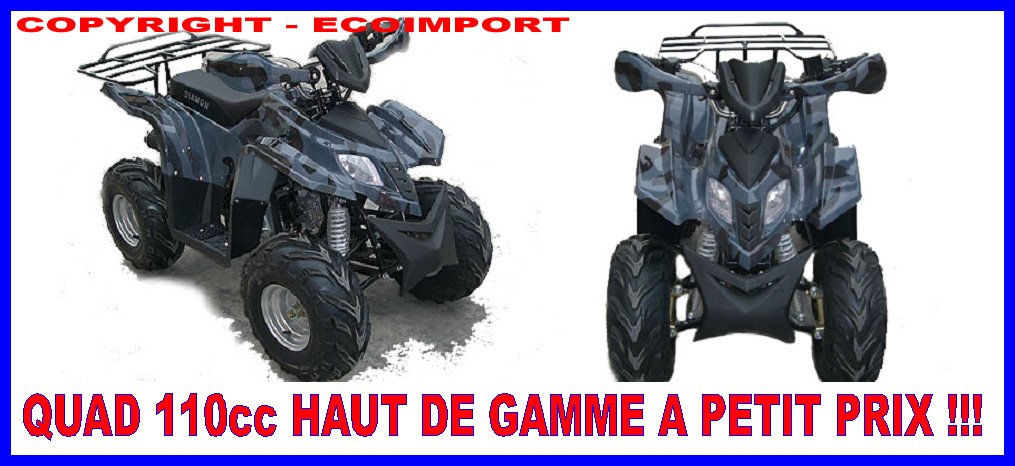 Quad 110cc enfant diamond razor pas cher!