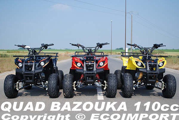QUAD BAZOUKA 110cc POUR&nbsp;ADO&nbsp;PAS&nbsp;CHER
