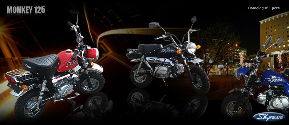 MOTO MONKEY 125cc SKYTEAM