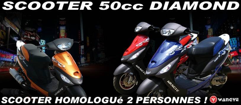 SCOOTER 50cc DIAMOND PAS CHER