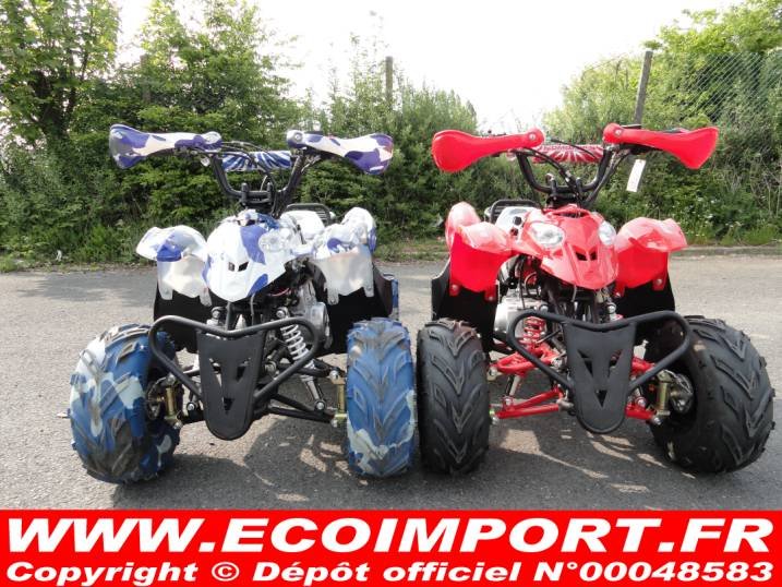 quad 110cc armee camouflage pneus neox