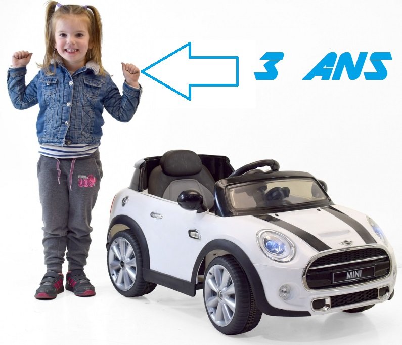 Voiture Electrique Pour Bebe Mini Cooper Mp3 Telecommande Pas Cher Idee Cadeau Noel Anniversaire